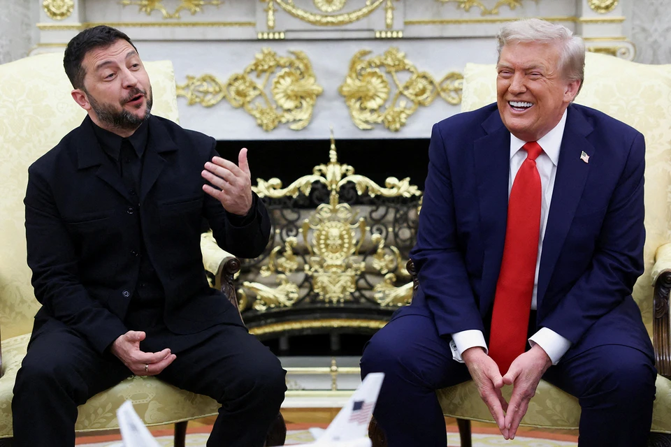 Зеленский на этот раз пришел к Трампу в пиджаке-курточке и за 4 минуты 11 раз сказал президенту США спасибо. Трамп это, кажется, оценил. Фото: Kevin Lamarque/REUTERS