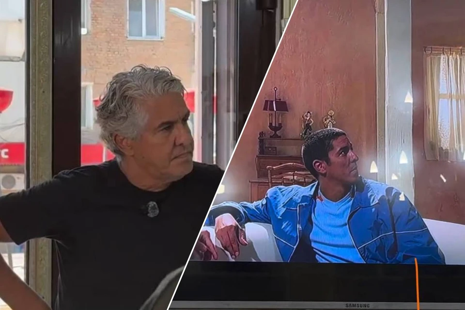 Французский актер Сами Насери, известный по роли в фильме «Такси», приехал в дагестанский Хасавюрт. Фото: соцсети магазина