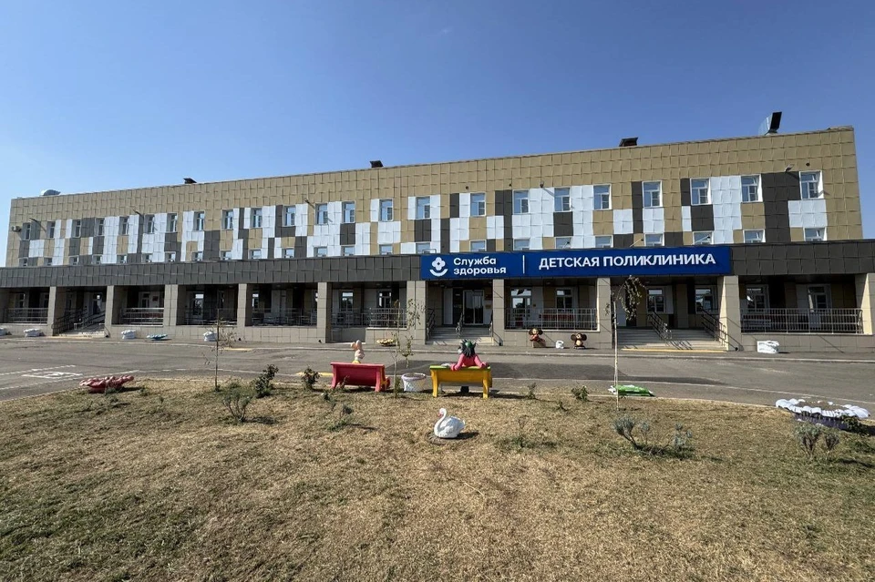 Детскую поликлинику построили в Кавказском районе Фото: t.me/kondratyevvi
