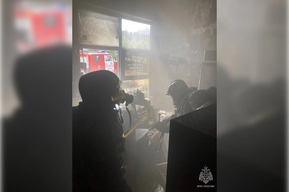 Возгорание было ликвидировано. Фото: МЧС Тверской области.