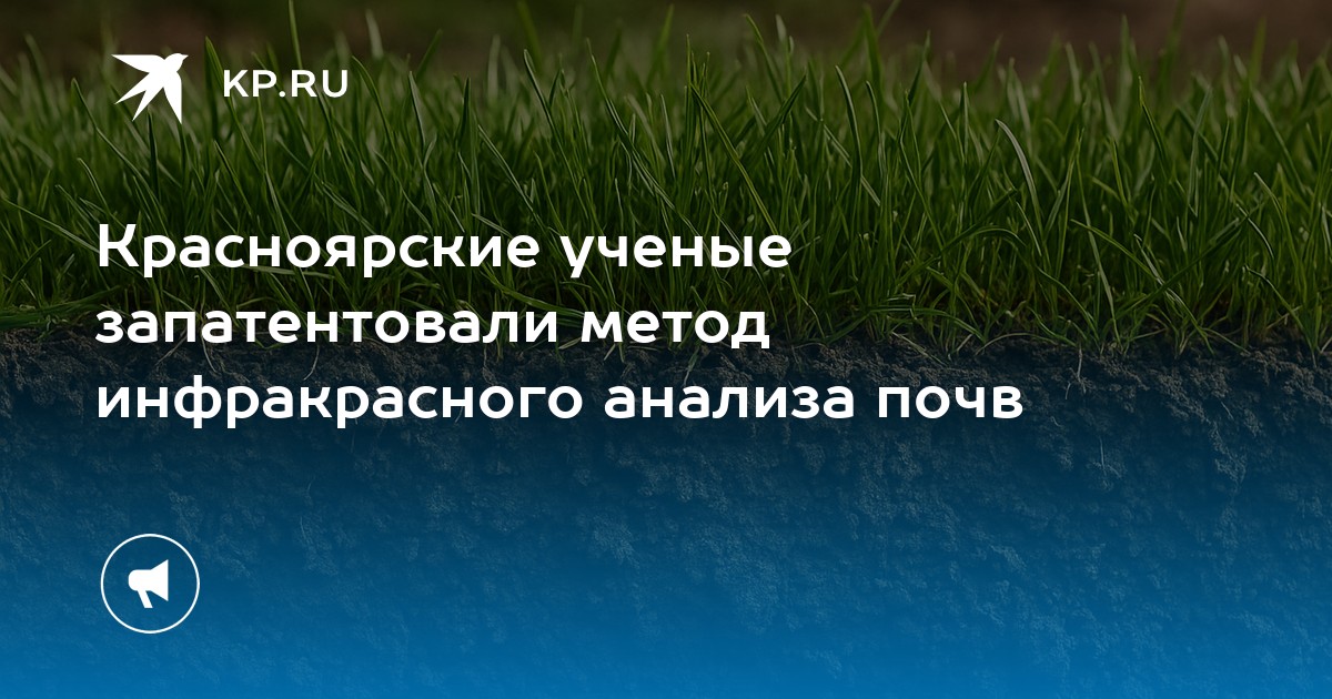 Революционный метод анализа почвы: красноярские ученые представили инновационную технологию на основе инфракрасной съемки