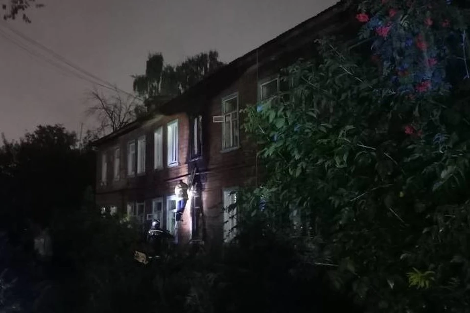 Три жителя Мурома пострадали во время пожара в двухэтажном доме.