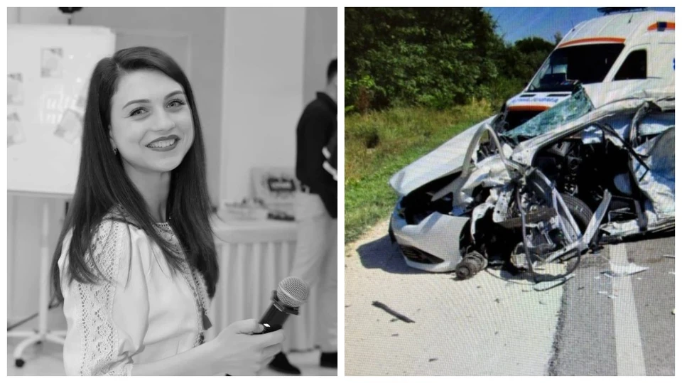 В аварии в Страшенах погибла 24-летняя скрипачка и ведущая мероприятий Марина Буланча. Фото: коллаж КП