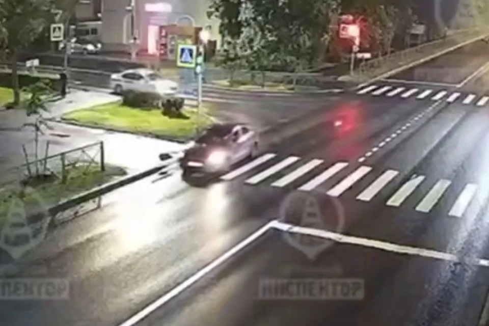 Погоня за пьяным водителем развернулась на улицах Петербурга. Фото: t.me/spb_police78