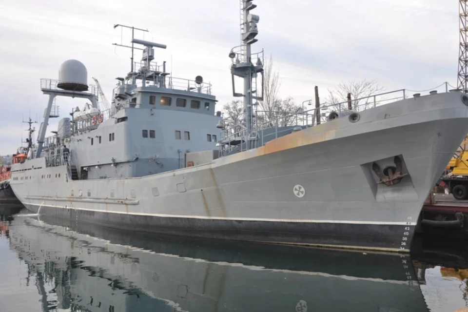 Камера российского БЭК сняла момент поражения корабля ВМС Украины «Симферополь». Фото: wikimedia.org.