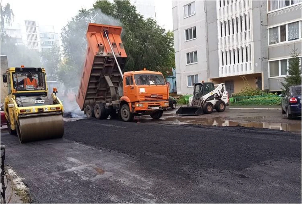 В Ульяновске продолжается ремонт дорог и дворов. Фото архив КП