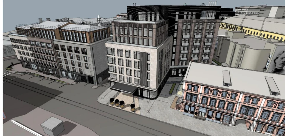 Новая гостиница на 120 номеров появится в центре Нижнего Новгорода. Фото: Министерство градостроительной деятельности и развития агломераций Нижегородской области