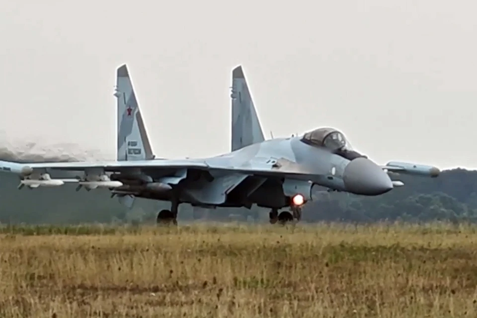 Боевая работа Су-35