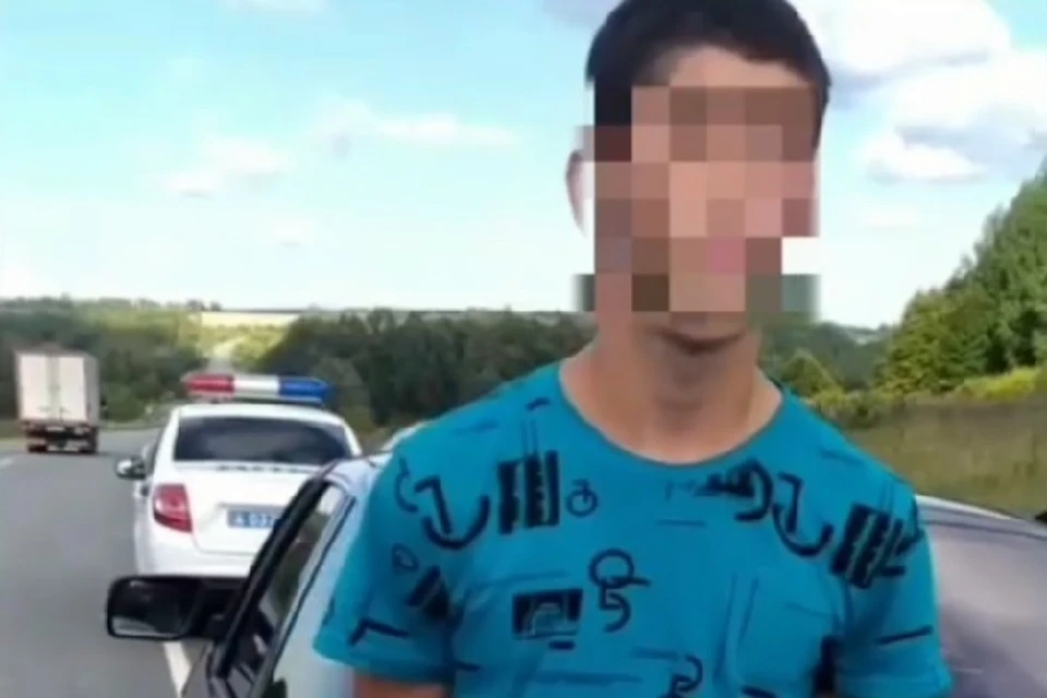 Первокурсник одного из местных колледжей после того, как его поймали, тут же начал раскаиваться. Фото: ГИБДД Чувашии