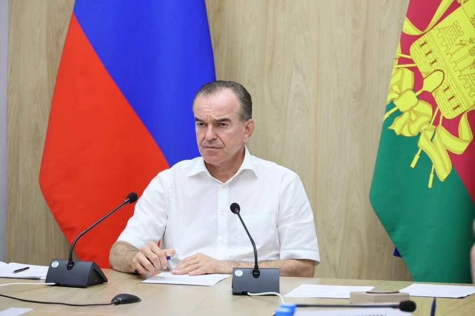 Вениамин Кондратьев обсудил с региональными операторами вопросы по обращению с ТКО. Фото: пресс-службы администрации Краснодарского края.