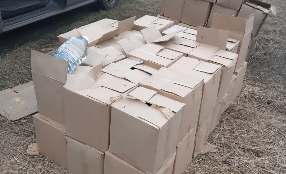 Изъята крупная партия контрафактного алкоголя. Фото - тг-канал прокуратуры Запорожской области