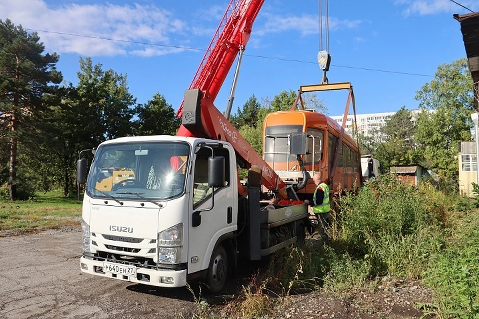 Новый трамвай с искусственным интеллектом появился в Хабаровске