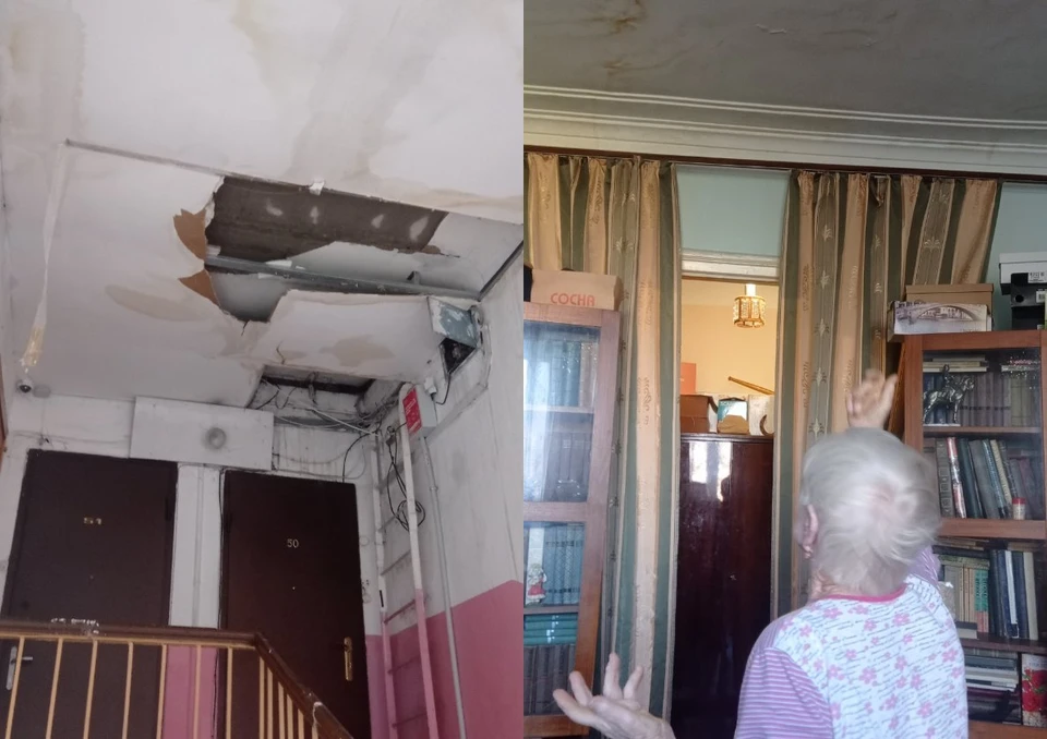 Ремонт «сталинки» в Барнауле обернулся обвалами и потопом в квартирах и подъездах
