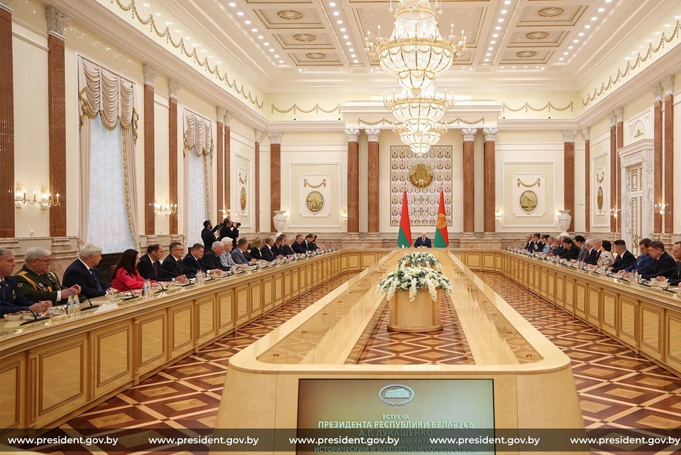 Лукашенко предложил сформировать пантеон национальных героев. Фото: president.gov.by.