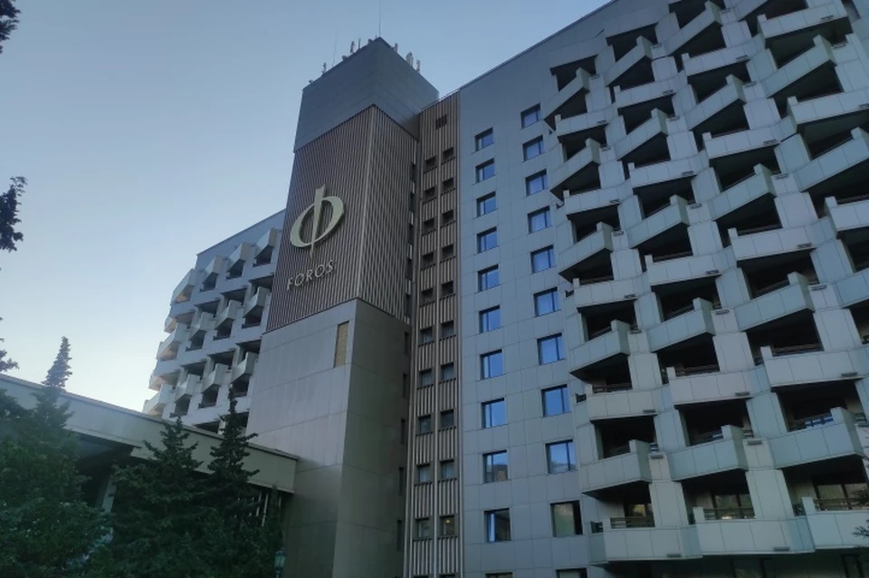 В результате вражеской атаки получил повреждения санаторий «Форос»