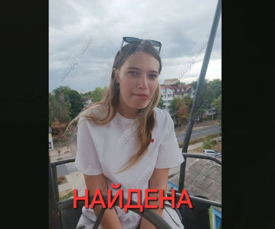 К счастью, Даша нашлась живой и здоровой. Фото: МВД Приднестровья
