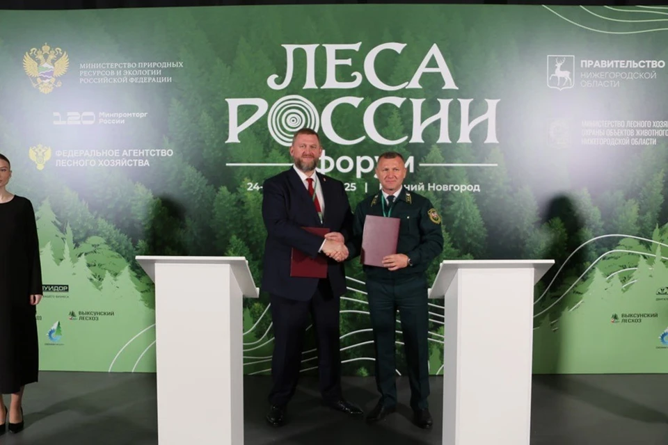 ДНР принимает участие в форуме «Леса России» в Нижнем Новгороде. Фото: ТГ/Шебалков