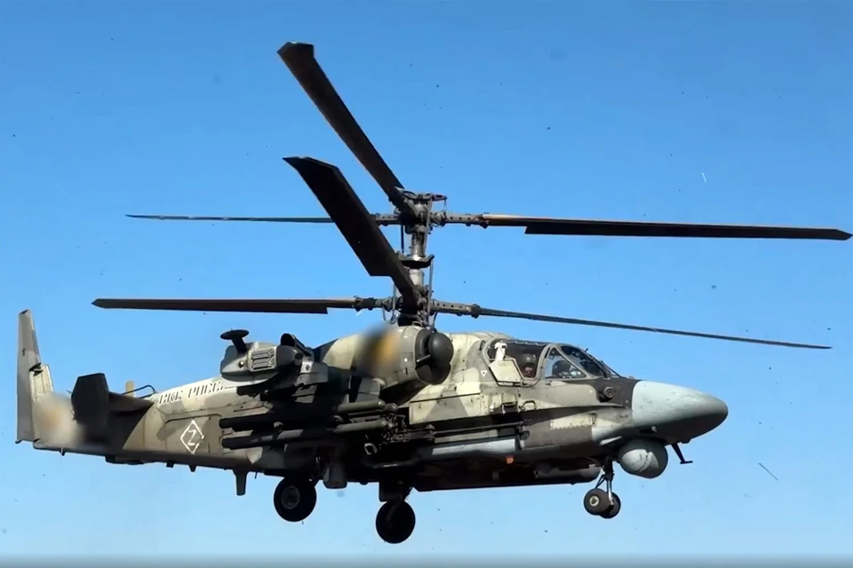 Боевая работа Ка-52