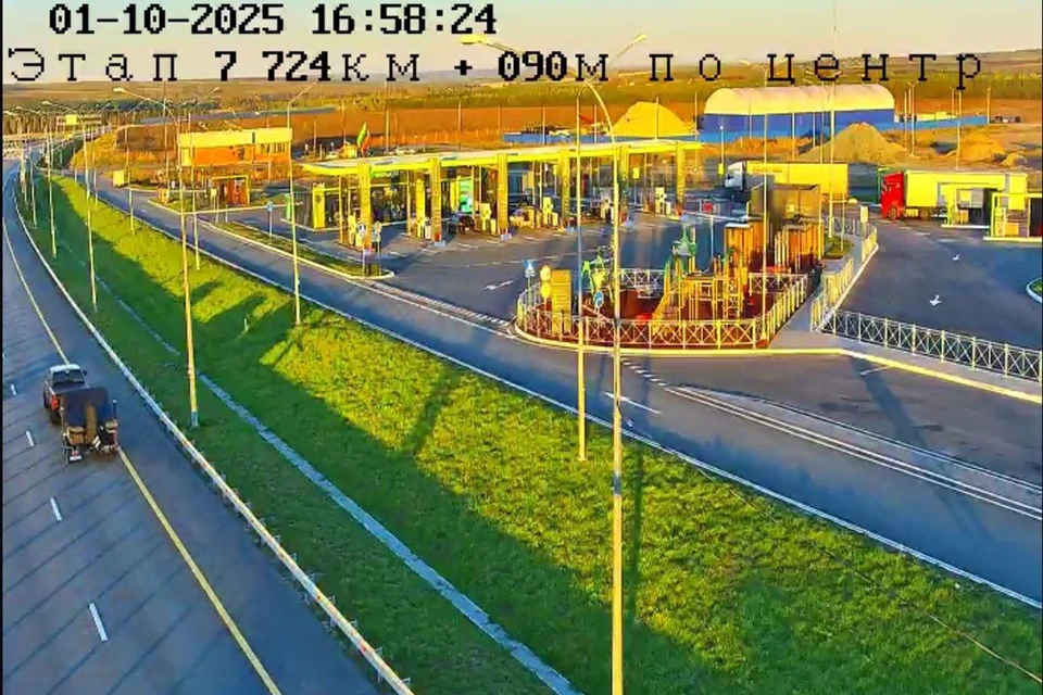 «Автодор» предоставил фотодоказательства отсутствия очередей. Фото: Автодор