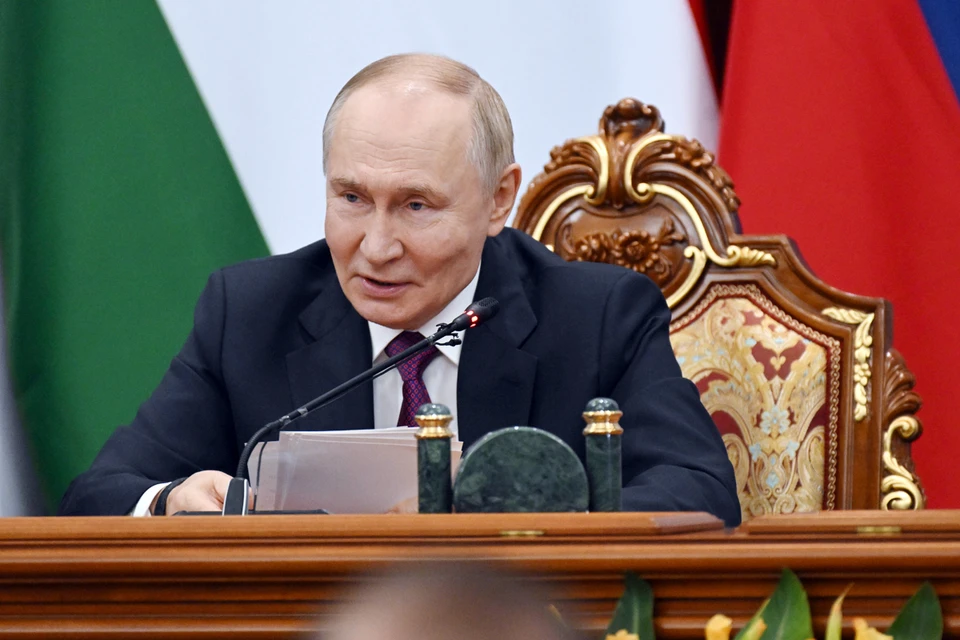 Владимир Путин на итоговой пресс-конференции