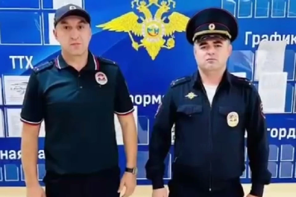 В свой выходной день двое сотрудников ОМВД России по Буйнакску спасли утопающих. Фото: МВД по Дагестану