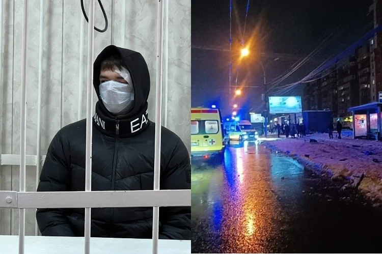 «Люди на снегу, забор снесен»: в Новосибирске 19-летнего водителя, врезавшегося в толпу на остановке, отправили под домашний арест