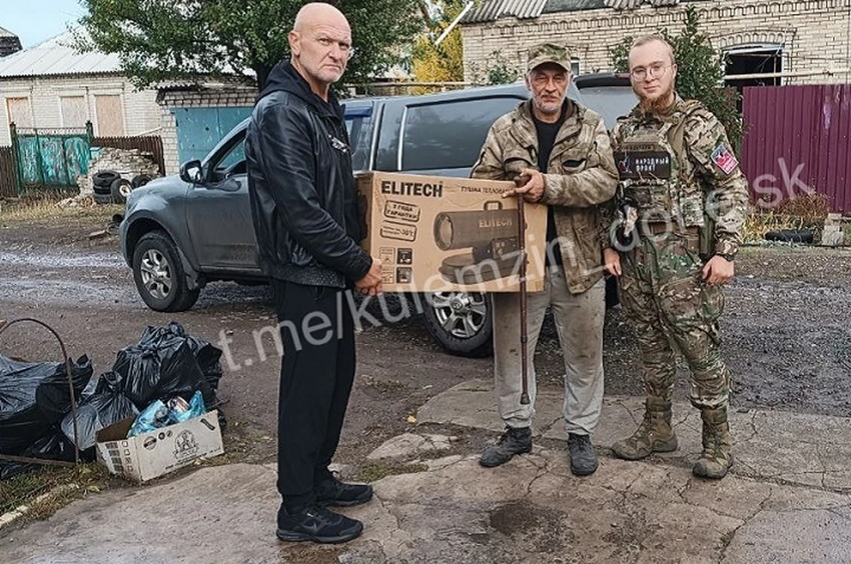 В Республике продолжают оказывать помощь жителям освобожденных территорий. Фото: ТГ/Кулемзин