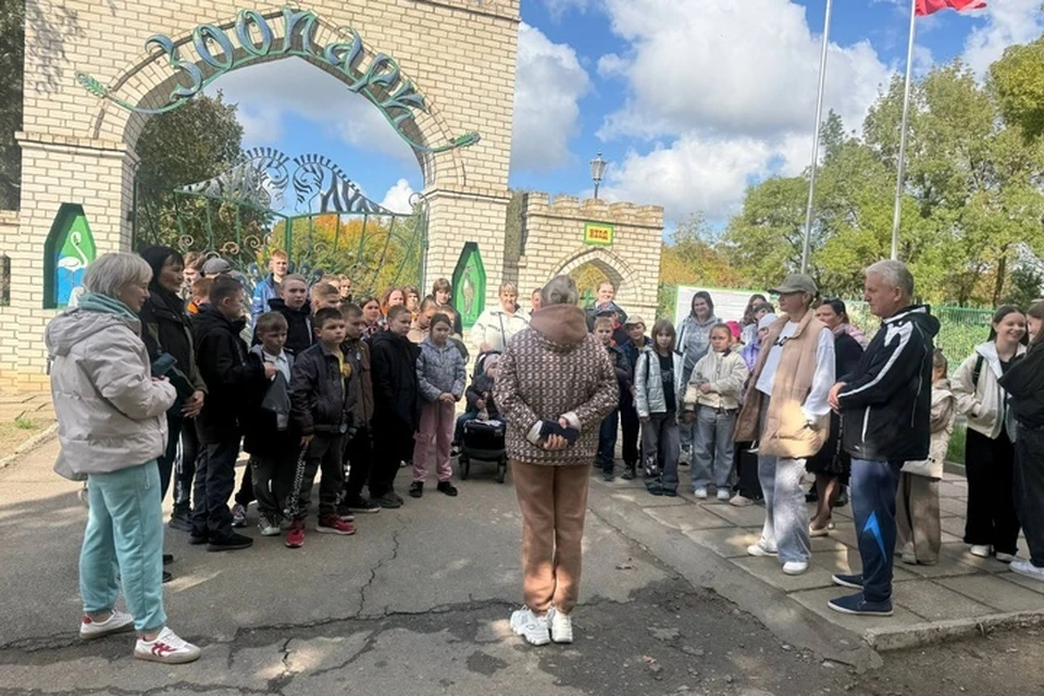 Запорожские дети побывали в заповеднике "Аскания-Нова". Фото: министерство курортов и туризма Херсонской области