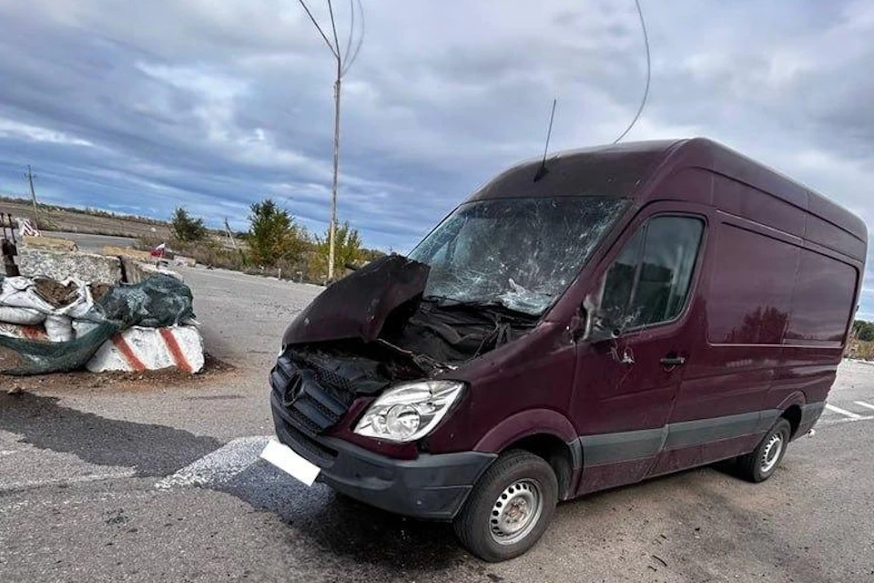 Украинский дрон атаковал автомобиль жителя Каховского округа, водитель ранен Фото: ТГ-канал Павла Филипчука