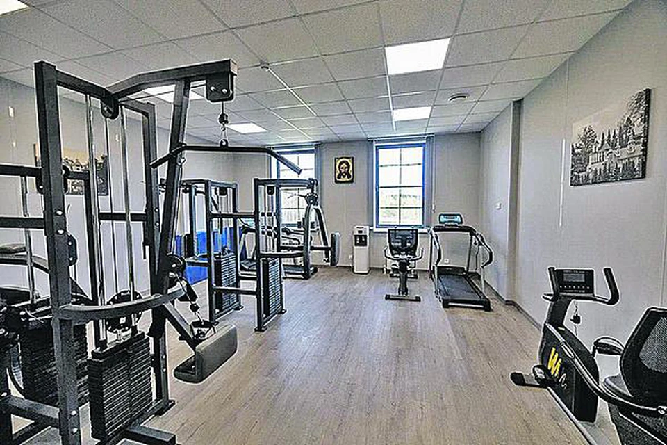 Спортзал в центре адаптирован с учетом потребностей инвалидов. Защитники Отечества