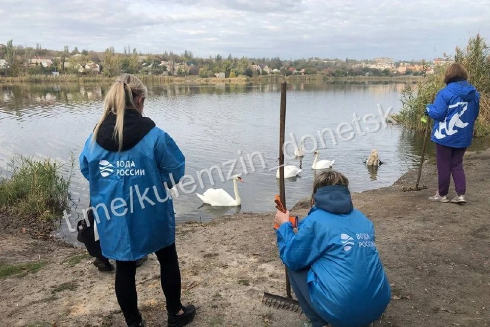 Прибрежную зону водоема привели в порядок. Фото: ТГ/Кулемзин