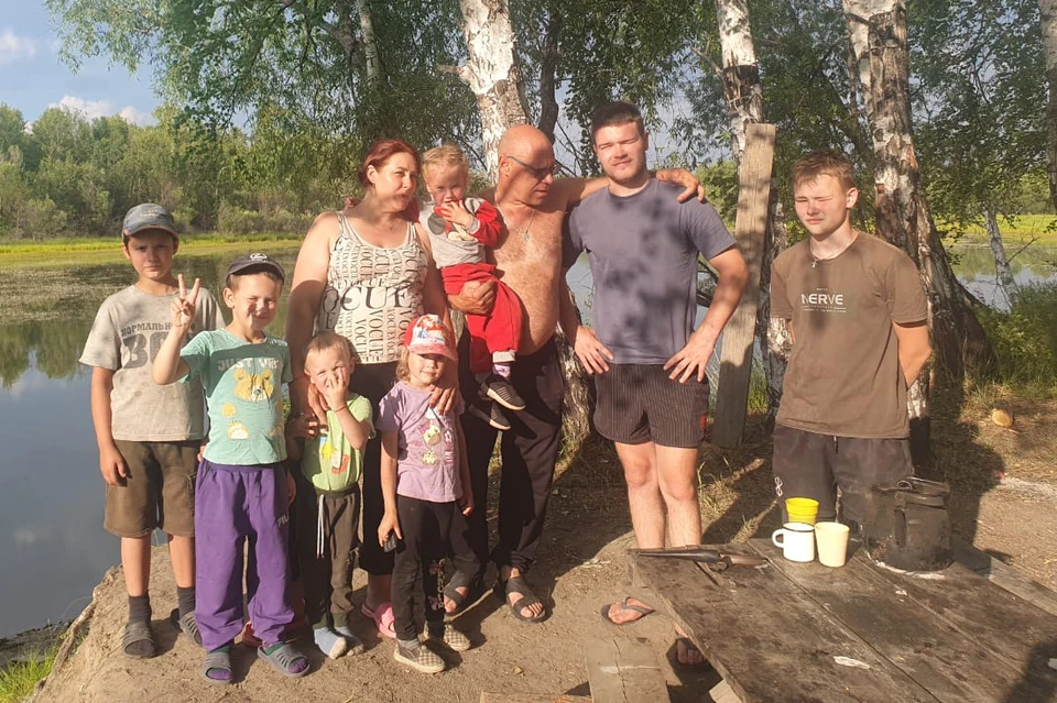 38-летняя Анна вышла замуж во второй раз и родила 11-го ребенка. Фото: личный архив.
