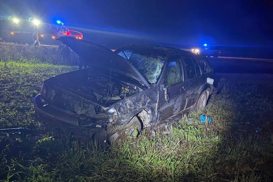 Двух пострадавших увезли в больницу. Фото: Госавтоинспекция Удмуртии