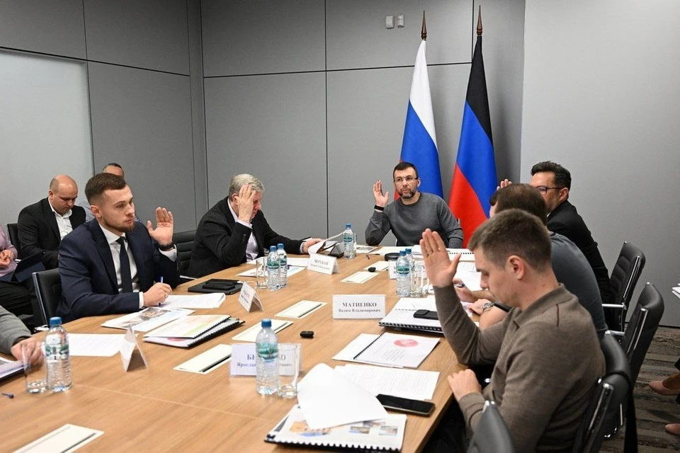 В ДНР одобрили новые инвестпроекты. Фото: ТГ/Пушилин