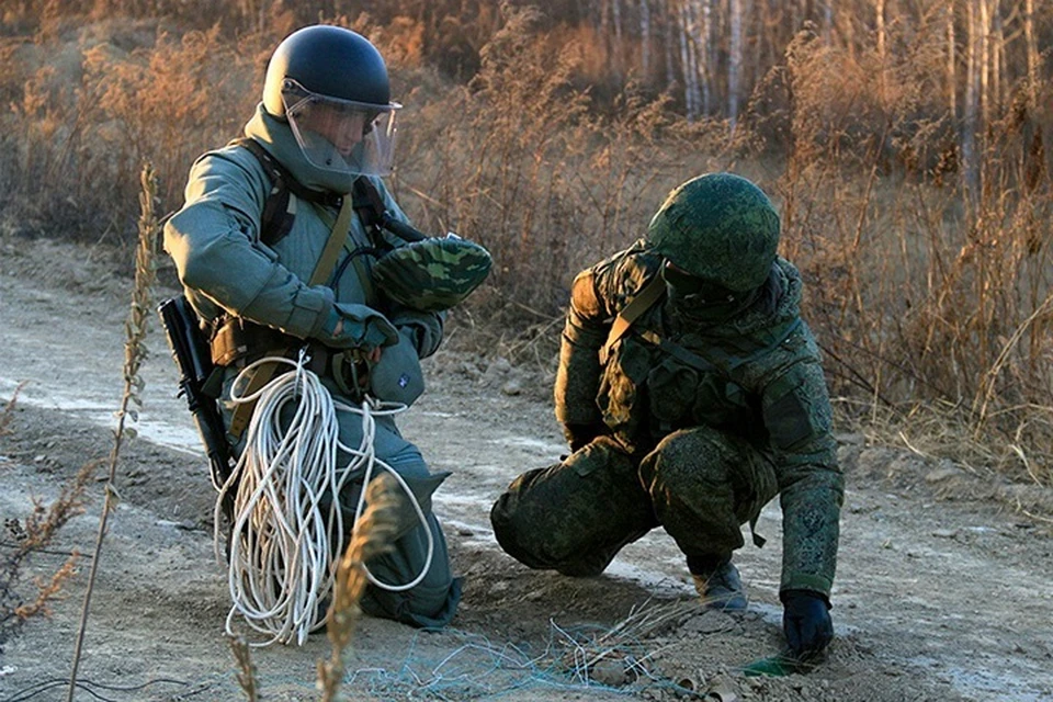 Занятия по разминированию и разведке прошли в Хабаровском крае Фото: пресс-служба Восточного военного округа