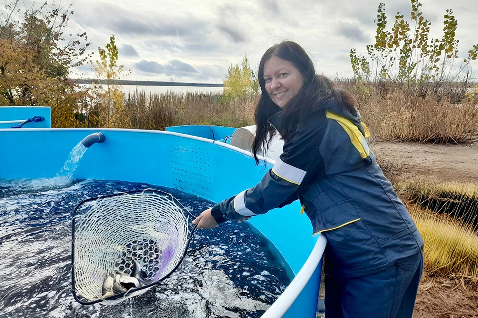 Ценных пород рыб из икринок выращивают в рыбхозяйстве Свято-Богородичного мужского монастыря в селе Винновка. Фото АО «Самаранефтегаз»
