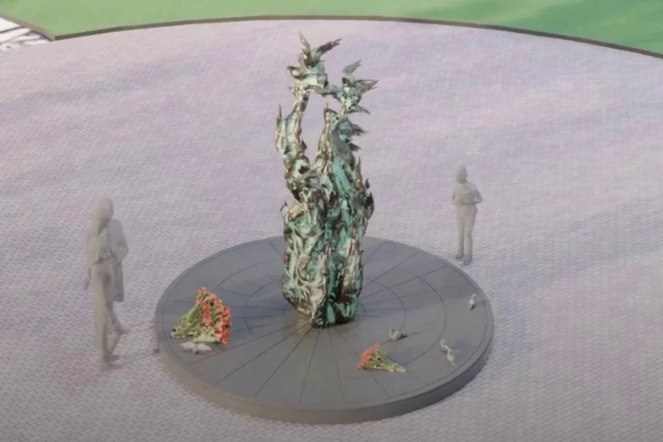 Скульптура символизирует преодоление болезни. Фото: Александр Беглов