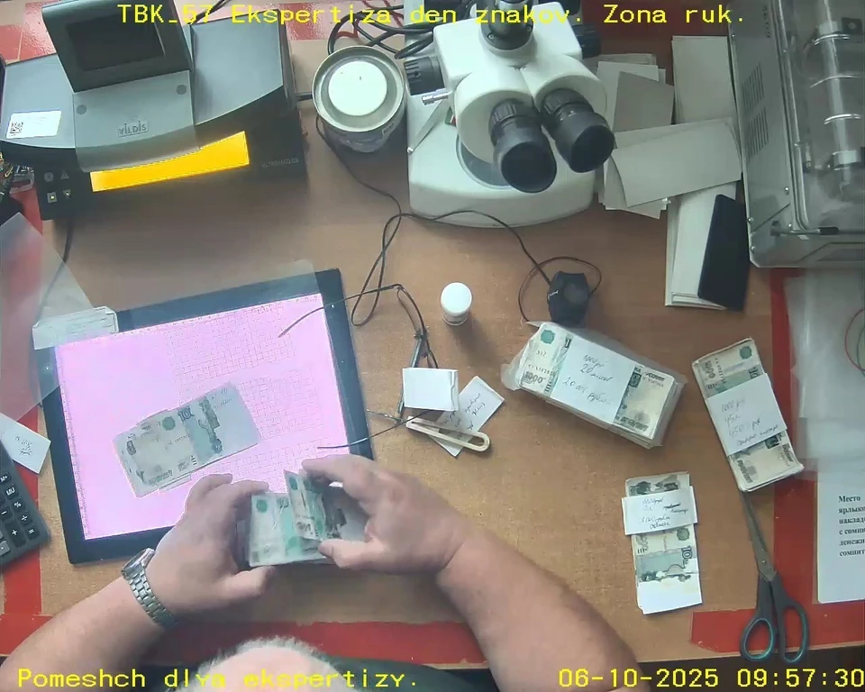 Со горевшими купюрами работали эксперты