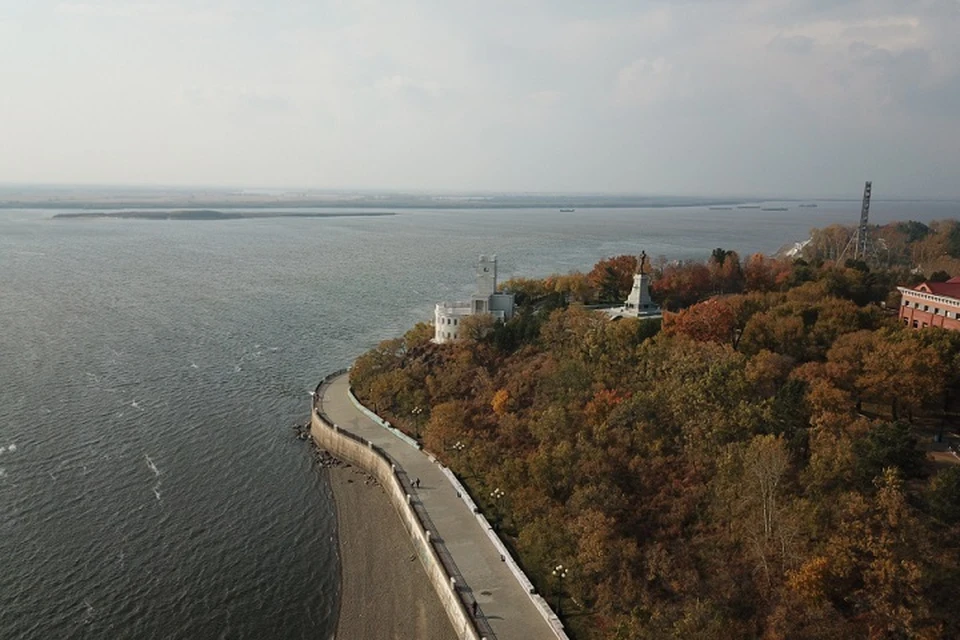 Пожар на острове Дачный в Хабаровске ликвидирован Фото: Вячеслав Реутов