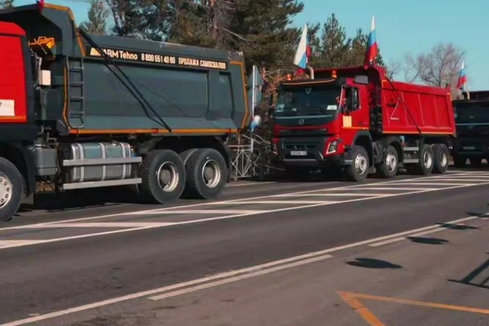 Дорога имеет большое значение для межрегионального сообщения. ФОТО: скриншот с видео Правительства ЛНР