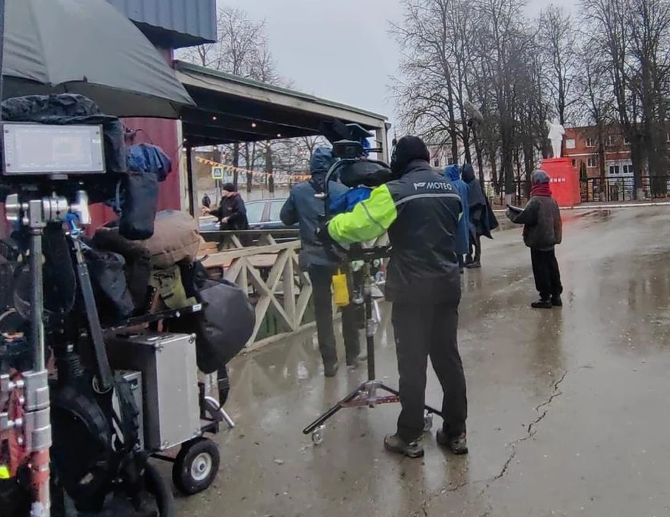 Съемки третьего сезона сериала «Инспектор Гаврилов» стартовали в Одоеве Тульской области. Фото: Министерство культуры и туризма Тульской области.