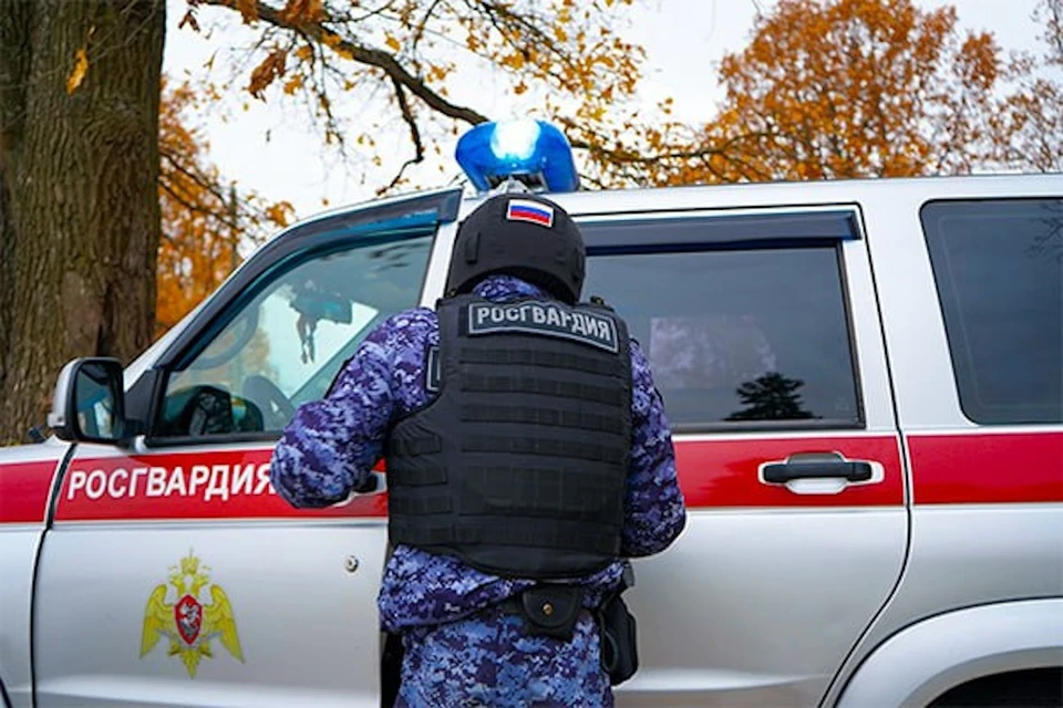Росгвардейцы задержали подозреваемого в угрозе убийством супруги в Одинцово. Фото: пресс-служба ГУ Росгвардии по городу Москве