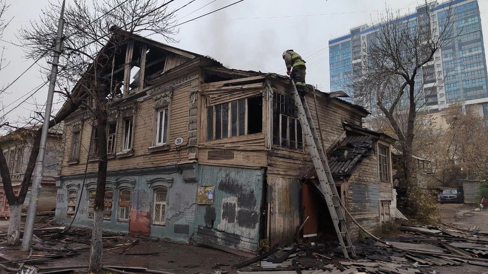 Сообщение о возгорании в МЧС поступило рано утром