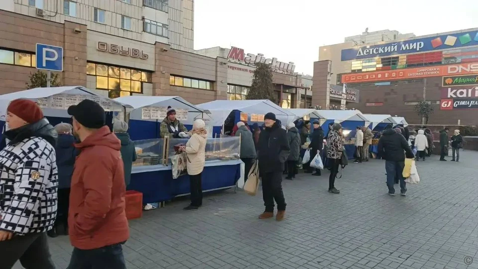 Ярмарочные площади были организованы на шести площадках