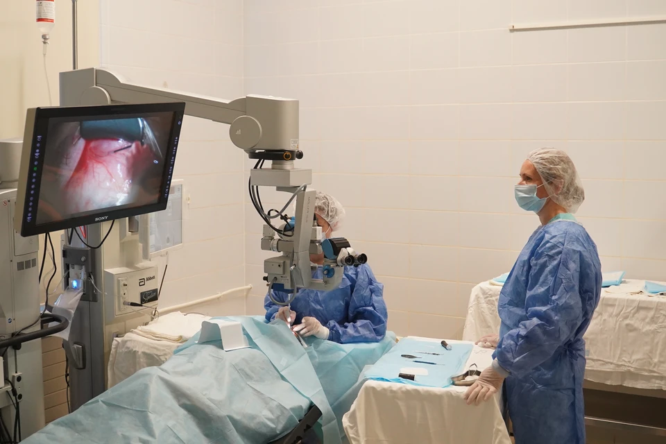 В тюмменской больнице болезни глаз при сахарном диабете лечат на новом оборудовании