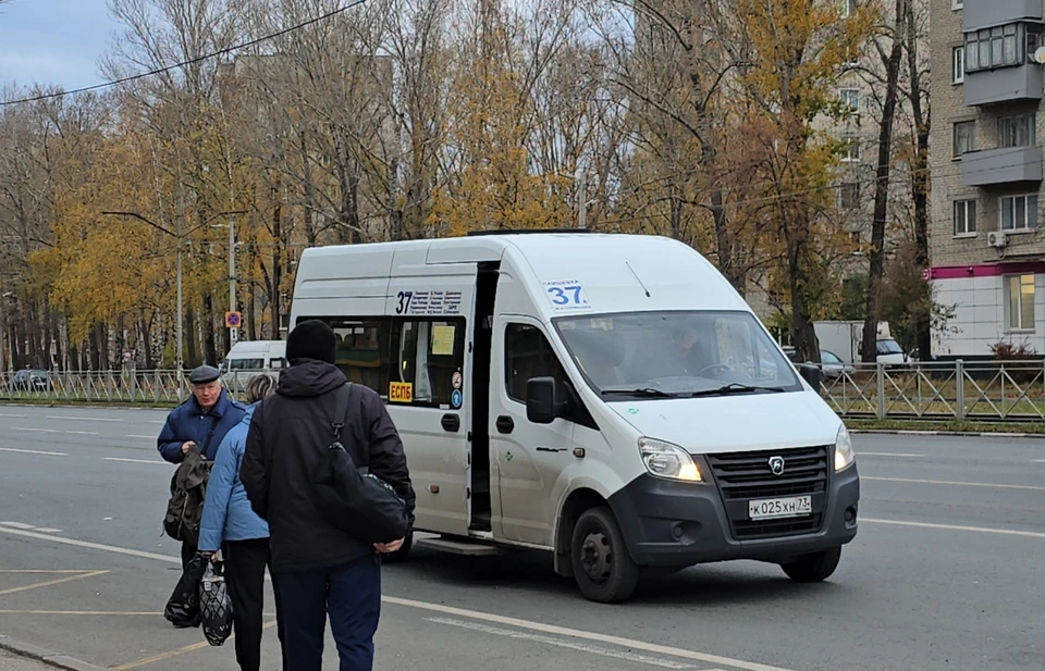 В Ульяновске маршрутки №37 28 октября курсируют с интервалом в один час | ФОТО: телеграм-канал Ульяновский пассажир