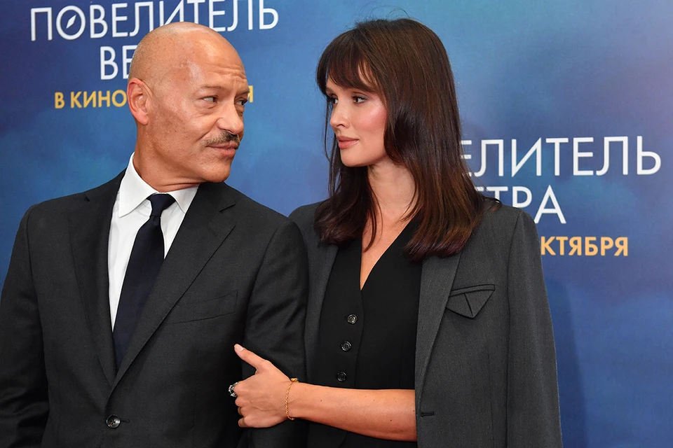 Федор Бондарчук и его жена актриса Паулина Андреева
