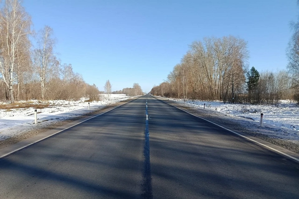 Дорога является основным въездом в город. Фото: ТУАД Новосибирской области