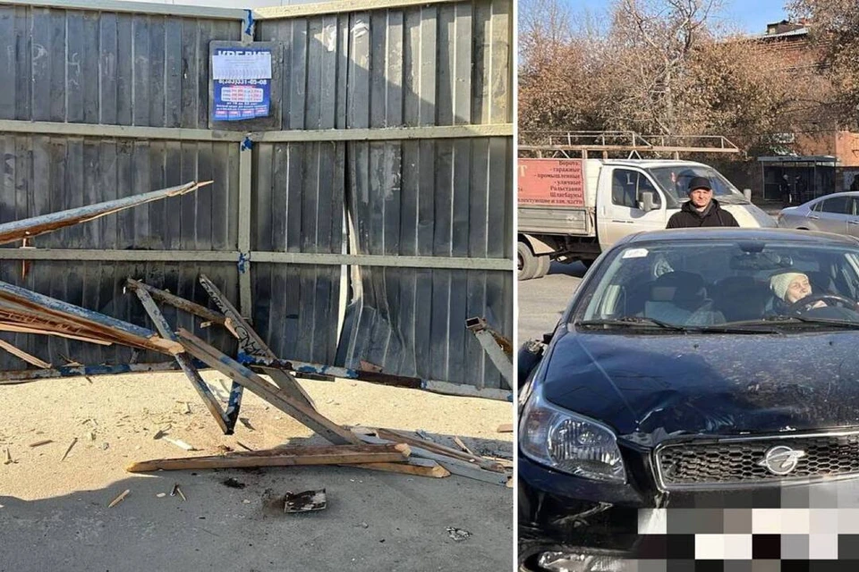 В Новосибирске женщина на иномарке въехала в остановку, пострадали пять человек. Фото: ГУ МВД по Новосибирской области