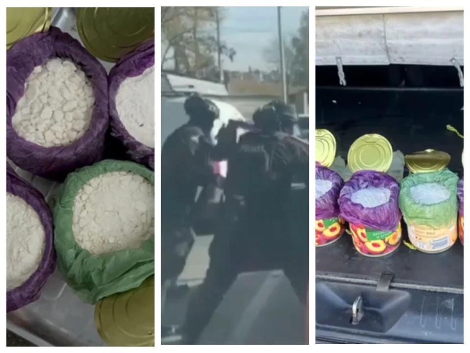 Драгдилеры прятали наркотики в металлических банках. Фото: коллаж КП